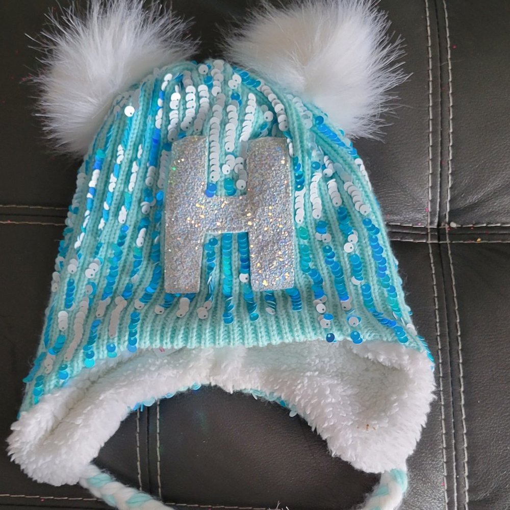 Girl's Sequined Winter Hat